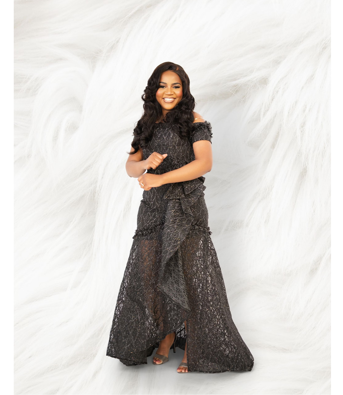 Shimmer gown