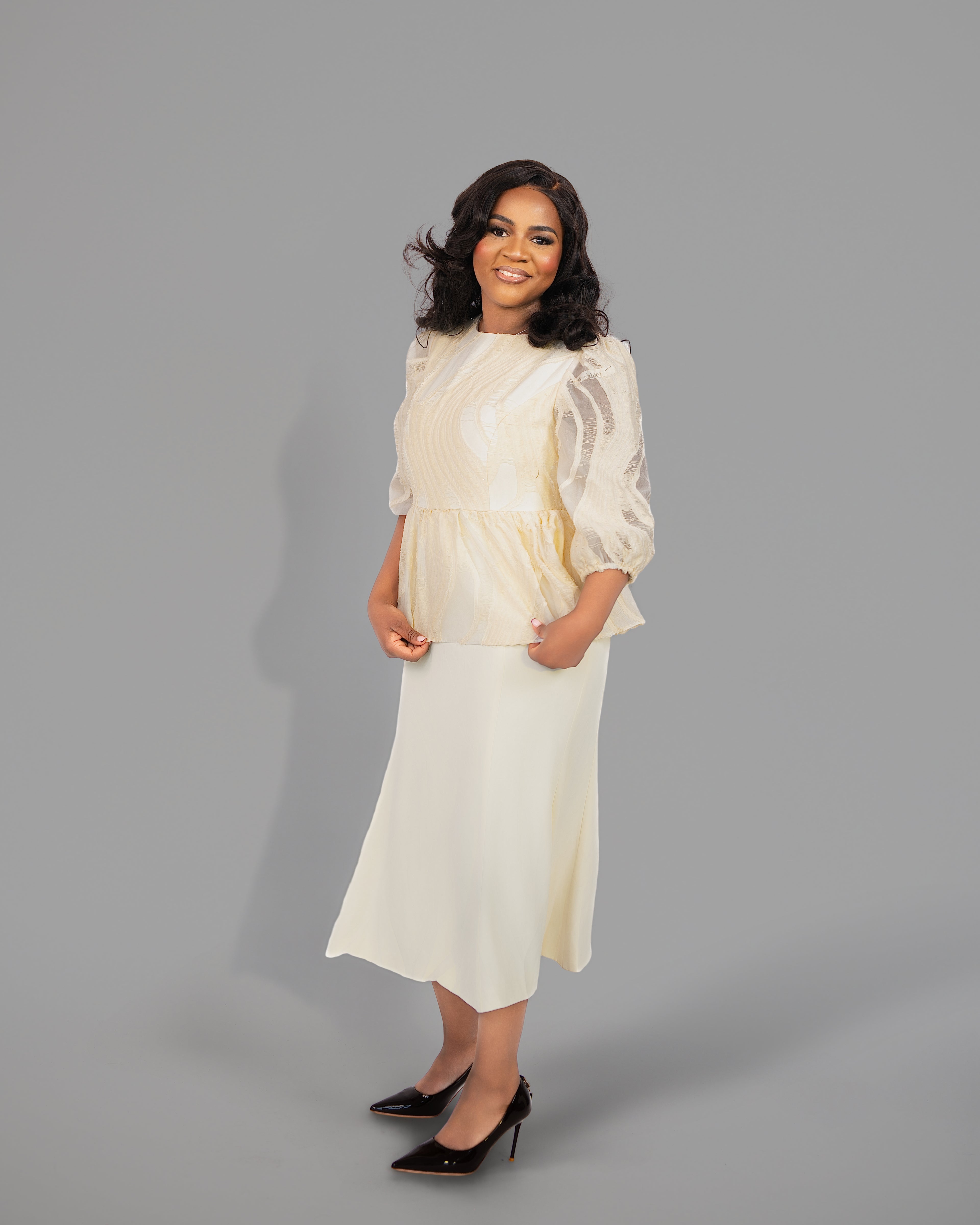 Nyasha,Peplum dress